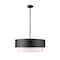 Z-Lite Counterpoint Chandelier, 5-Light, 24 In.W x 10.5 In.H, Matte Black/White 495P24-MB - alternate 6